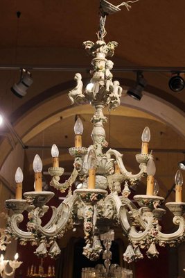 Capodimonte 2024 chandelier roses
