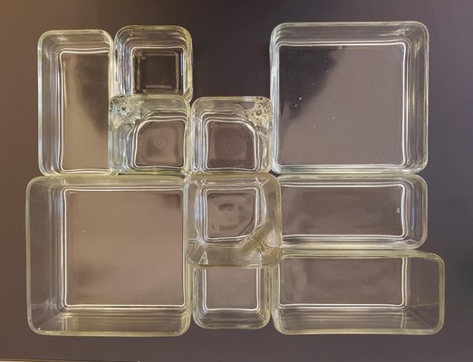 Kubus Tableware by Wilhelm Wagenfeld for Weisswasser, 1930s
