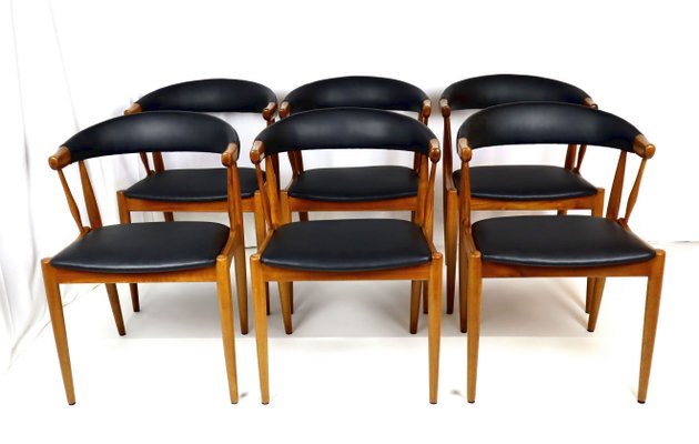 Scandinavian Teak Chairs by Johannes Andersen, 1960s, Set of 6 for