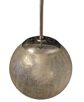Cracked glass pendant light deals