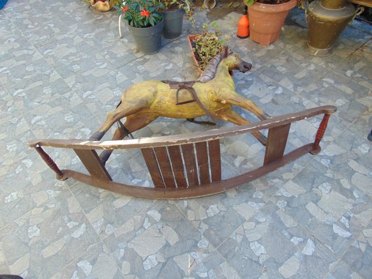 AnnonceCheval à Bascule Babycavali - Jeux géants en bois Vintage