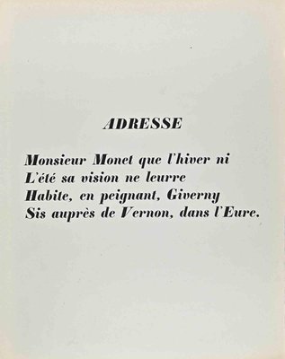 Raoul Dufy, Theatre, 1920s, Lithograph for sale at Pamono