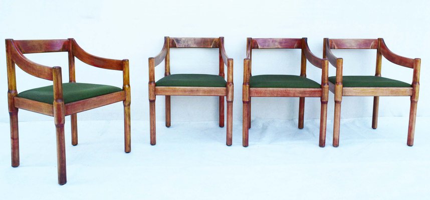 Carimate Armchairs attributed to Vico Magistretti, Italy, 1961