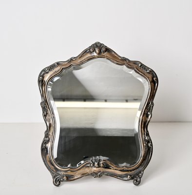 Silver table mirror deals
