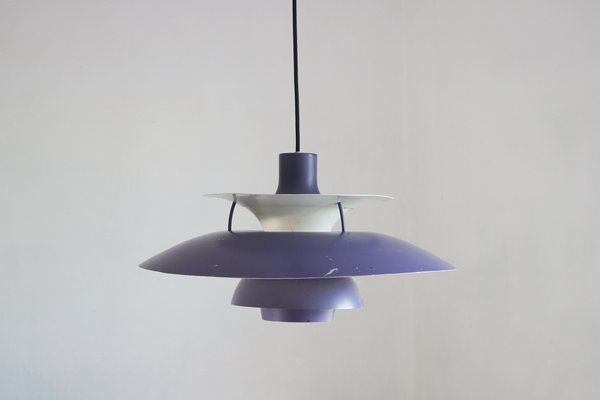 Purple PH5 Pendant Lamp by Poul Henningsen for Louis Poulsen 1960s