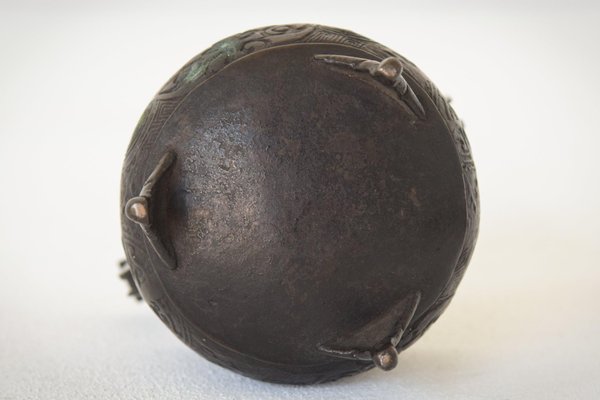 ANCIEN BRULE PARFUM tripode en bronze INDOCHINE XIXème siècle Vietnam