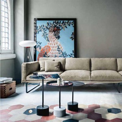 LC14 Cabanon Wood Stool by Le Corbusier for Cassina for sale