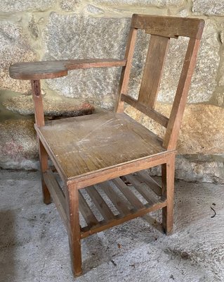 School Chair with Writing Shelf