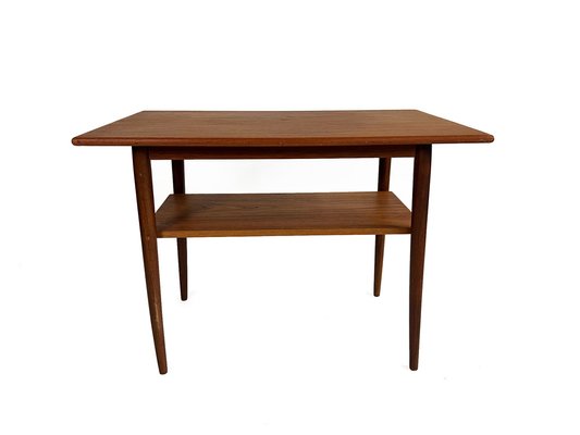 Small Danish Side Table in Teak 1960s