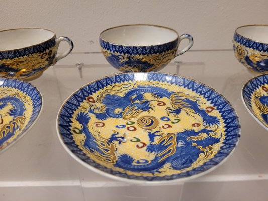 Grande Coupe Satsuma Avec Soucoupe - Japon, Vers 1900, Pièce Vintage B-75