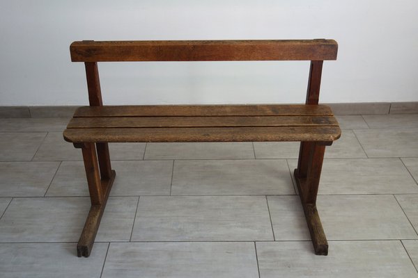 Petit Banc en Bois Résineux, 1950s en vente sur Pamono