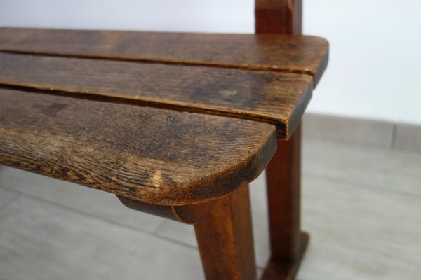 Rustic School Bench, 1950s for sale at Pamono