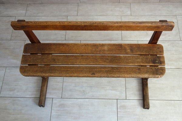 Rustic School Bench, 1950s for sale at Pamono