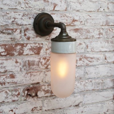 Frosted sconce deals