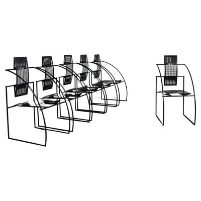 Steel and Metal La Quinta Chairs by Mario Botta attributed to