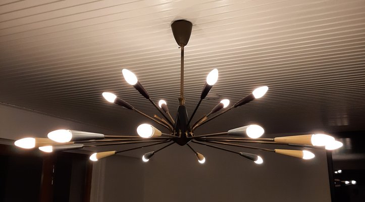 Mid century cheap sputnik chandelier