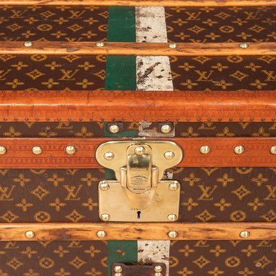 Trunk in Monogram from Louis Vuitton, 1950s for sale at Pamono