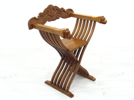 1960's Wooden Hand Chair at 1stDibs