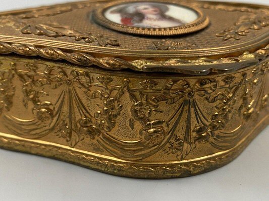 Louis XVI Jewelry Box in Bronze for sale at Pamono