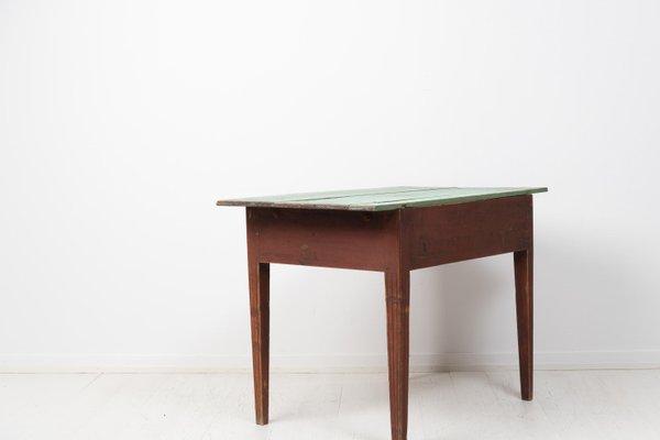 Table Console Vintage Secrétaire Style Maison de Campagne Noir Antique