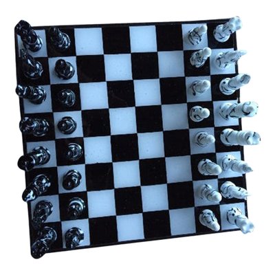 Parpadeo reflejar legal Tablero de ajedrez de cristal de Murano de Simoeng, Italia en venta en  Pamono