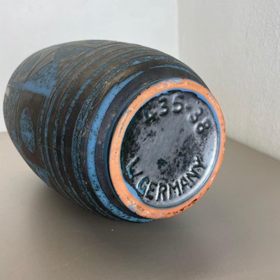 Fat Lava Ceramic Ankara Vase by Heinz Siery for Carstens