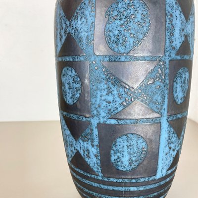 Heinz Siery Carstens Fat Lava花瓶 70s Fat Lava Ceramic Ankara Vase by Heinz Siery for Carstens
