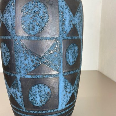 Heinz Siery Carstens Fat Lava花瓶 70s Fat Lava Keramik Ankara Vase von Heinz Siery Carstens Tönnieshof