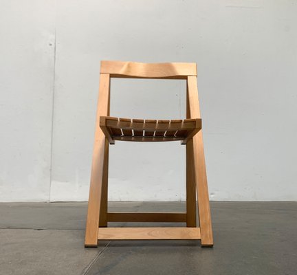 Mid-Century Wooden Trieste Folding Chairs by Aldo Jacober Mid-Century Wooden Trieste Folding Chairs by Aldo Jacober