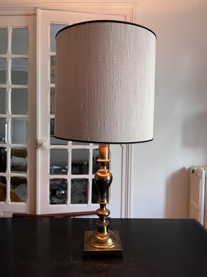 Large Brass Table Lamps from Stiffel, 1960s, Set of 2 for sale at Pamono