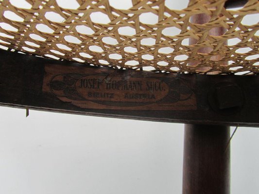 Austrian Bentwood & Cane Armchair from Josef Hofmann, 1900s for