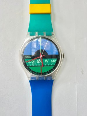Massive Swatch Nautilus Uhr Wanduhr bei Pamono kaufen