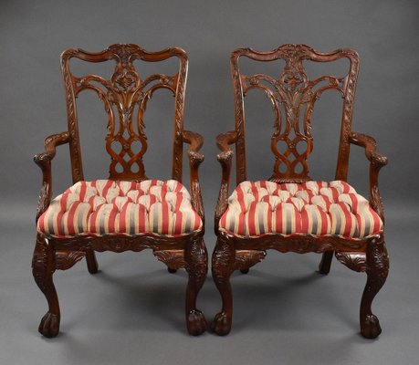 Irish chippendale chairs sale
