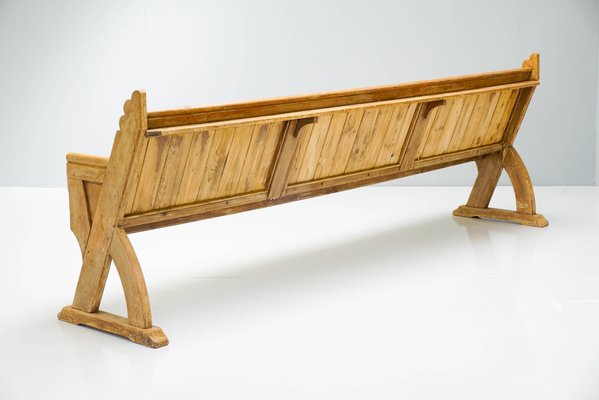 Wooden church pew bench deals