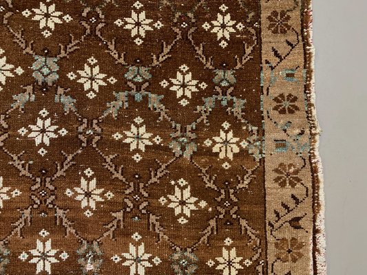 Large Vintage Turkish Distressed Rug for sale at Pamono Large Vintage Turkish Distressed Rug for sale at Pamono