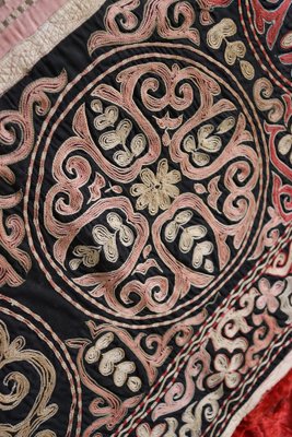Tapisserie de décoration murale vintage brodée ethnique fine zari