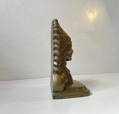 アンティーク雑貨 Indian Chief Chalkware Bookend Indian Chalkware - Etsy