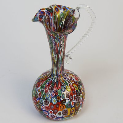 Murano Kristallglas Vase von Fratelli Toso, 1960er bei Pamono kaufen
