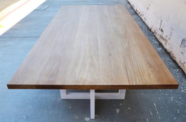 Cerused oak dining online table