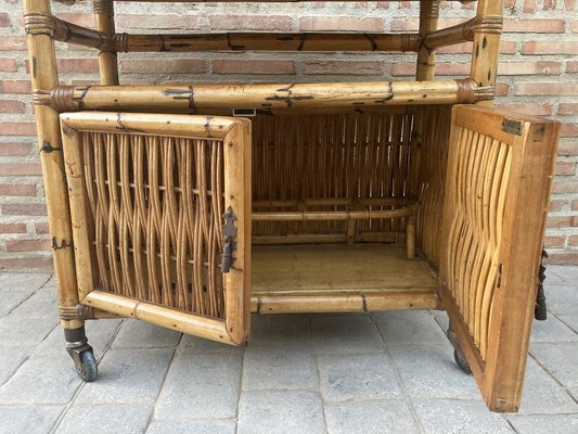 Bamboo clearance bar cabinet