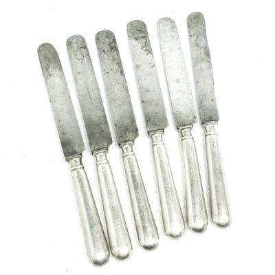 Knifes by Berndorf, Germany, 1930s, Set of 6 for sale at Pamono