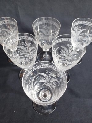 Early 20th Century Crystal Wine Glasses, Set of 12 for sale at Pamono