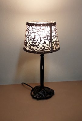 Pied De Lampe En Fer Forgé, Lampadaire D'occasion, Style Vintage, Sans Marque