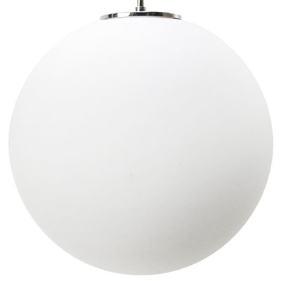 Large white globe pendant light deals