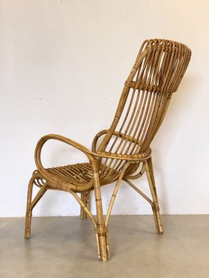 Bamboo Lounge Chairs 1970s Set of 2 for sale at Pamono