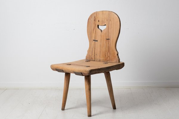 Swedish Folk Art Primitive Chair for sale at Pamono Swedish Folk Art Primitive Chair for sale at Pamono