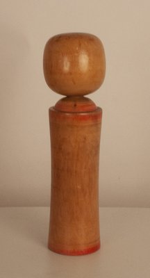 Poupée Kokeshi Japonaise En Bois - Vintage - 9,5 Pouces - Artisanat Traditionnel