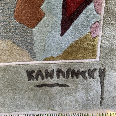 TAPIS DE SOURIS réf 376 d'après Kandinsky texte au choix