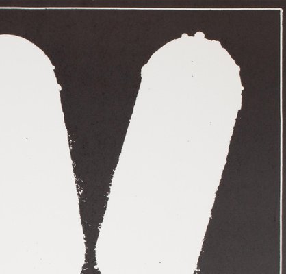 Vlone logo White On Black Poster