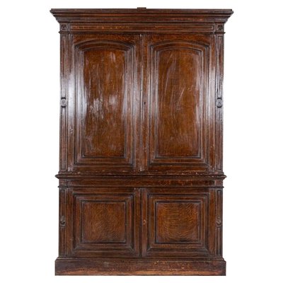 19th Century Estate Made Oak Housekeepers Cupboard 1870s